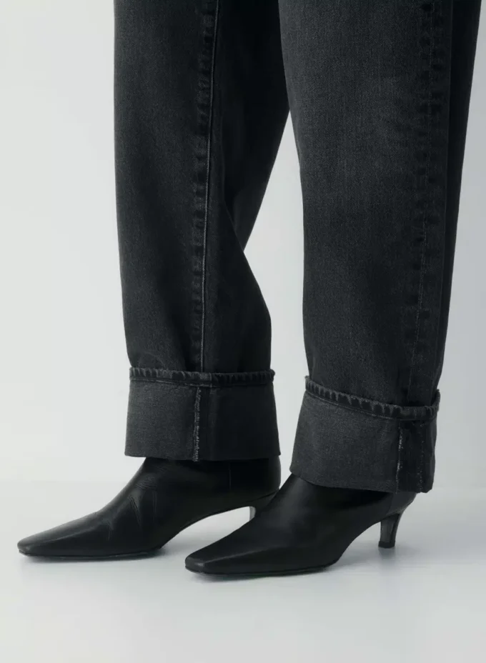 AGOLDE Jean fuselé à revers