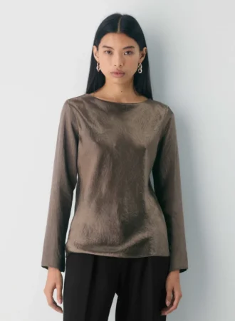 Blouse en satin Hastings