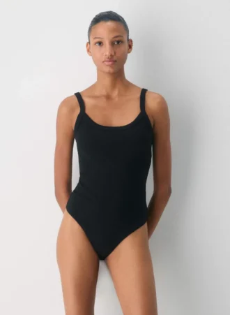 Body à encolure dégagée en tricot côtelé HomeStretch™