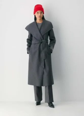 Bonnet à revers en cachemire