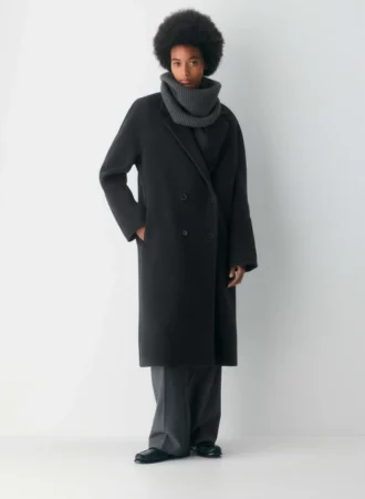 Cache-cou en cachemire côtelé