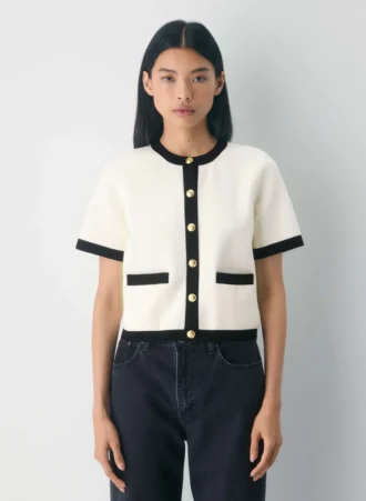 Cardigan à manches courtes Approach