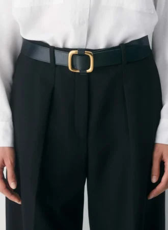 Ceinture en cuir et laiton massif Slide