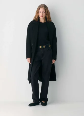 Ceinture en cuir massif Western