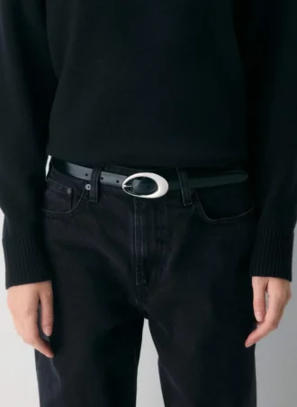 Ceinture en cuir veau massif Perennial