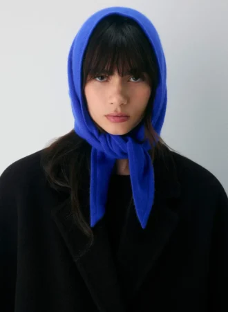 Écharpe triangle en cachemire