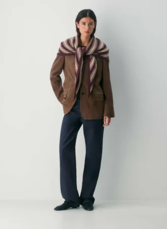 Écharpe triangulaire en cachemire