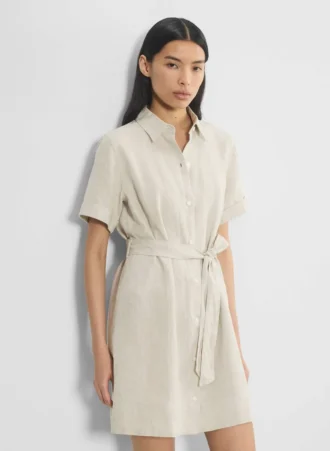 Mini-robe en lin Eleta