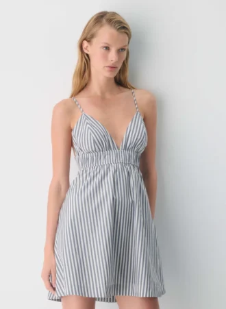 Mini-robe Encourage en popeline