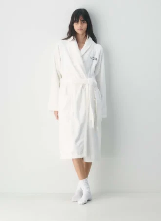 Peignoir ceinturé