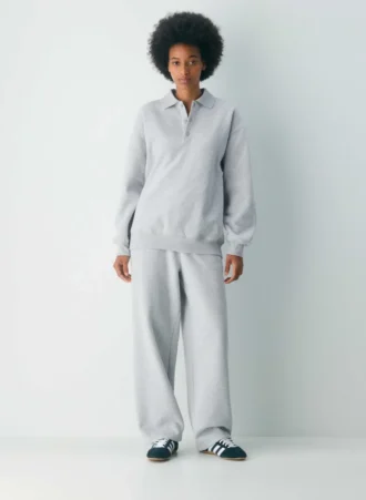 Polo boyfriend en molleton douillet