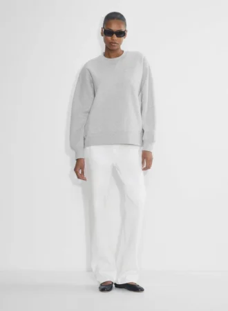 Sweat-shirt boyfriend en molleton douillet