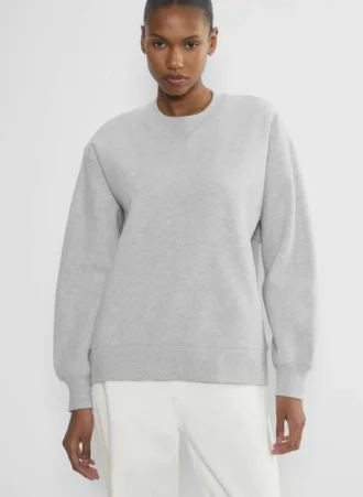 Sweat-shirt boyfriend en molleton douillet