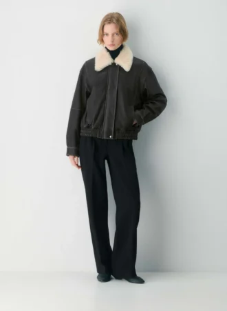 Veste aviateur en cuir Calle