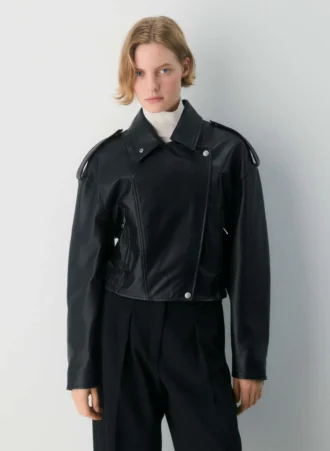 Veste de motard en cuir Dakota