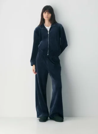 Veste zippée en velours Alexa